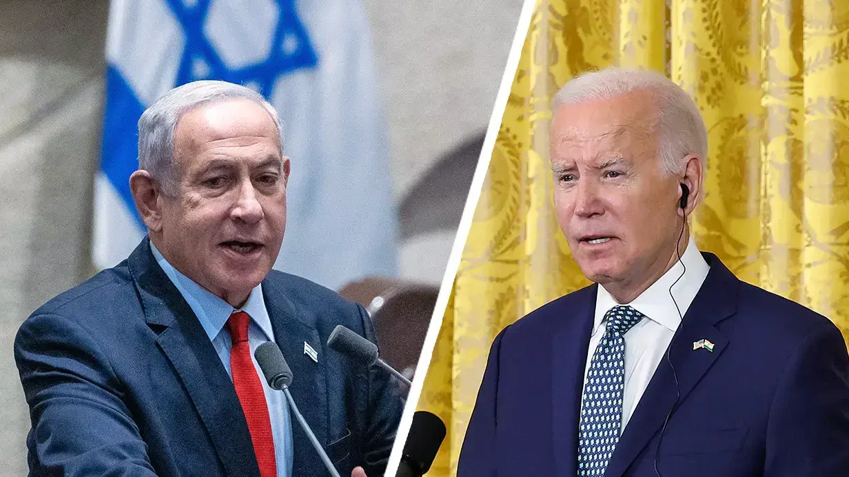 נשיא ארה"ב ג'ו ביידן, ראש הממשלה בנימין נתניהו