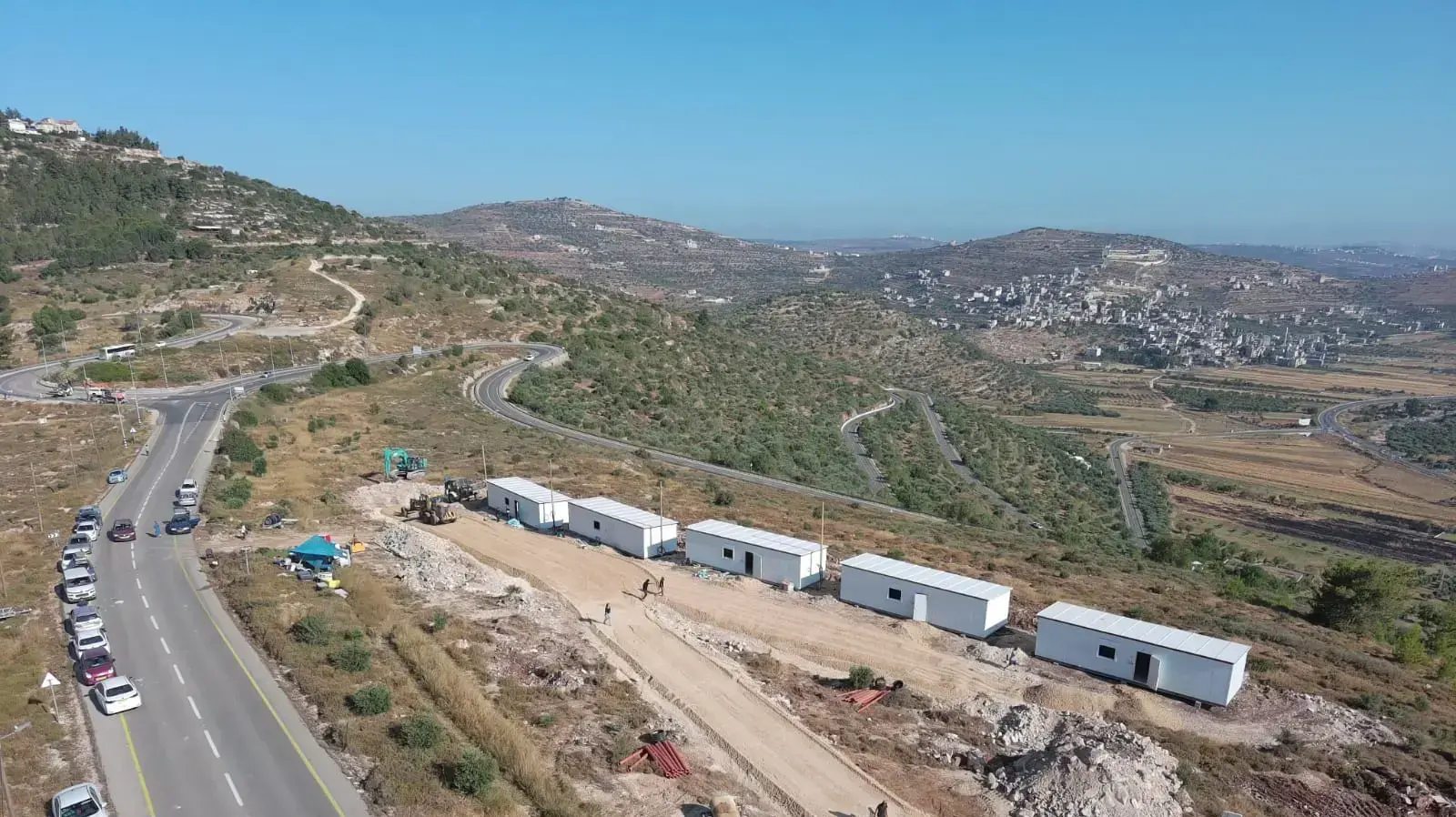 שכונת "המור" שהוקמה סמוך ליישוב עלי שכונת "המור" שהוקמה סמוך ליישוב עלי