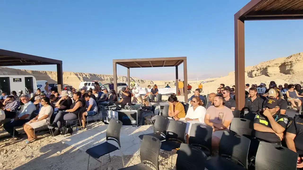חניכת האנדרטה לזכר הנספים באסון נחל צפית, 29 ביוני 2023