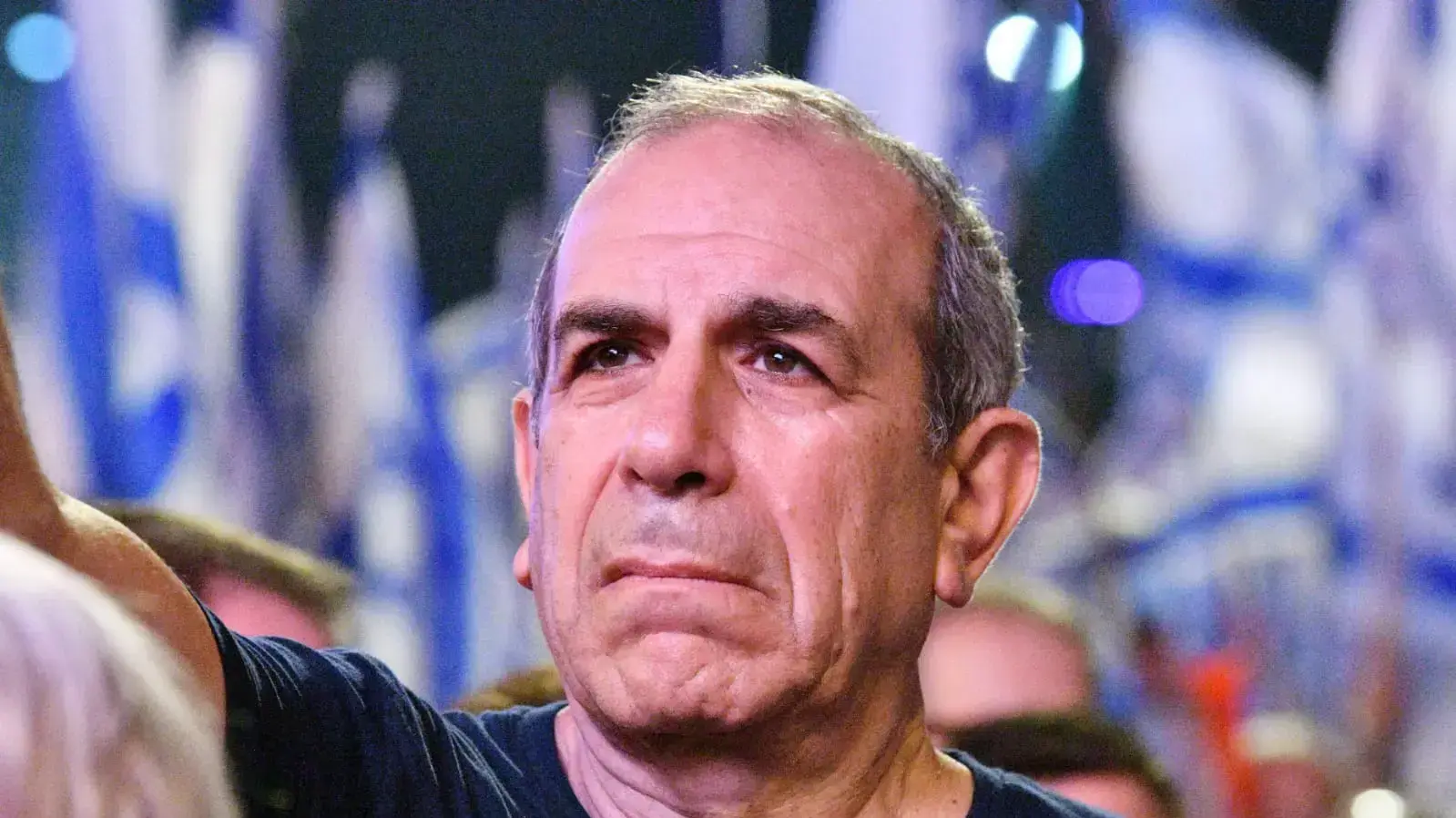 גלעד שר,הפגנה נגד המהפכה המשפטית, קפלן ת"א, 1 ביולי 2023 גלעד שר,הפגנה נגד המהפכה המשפטית, קפלן ת"א, 1 ביולי 2023