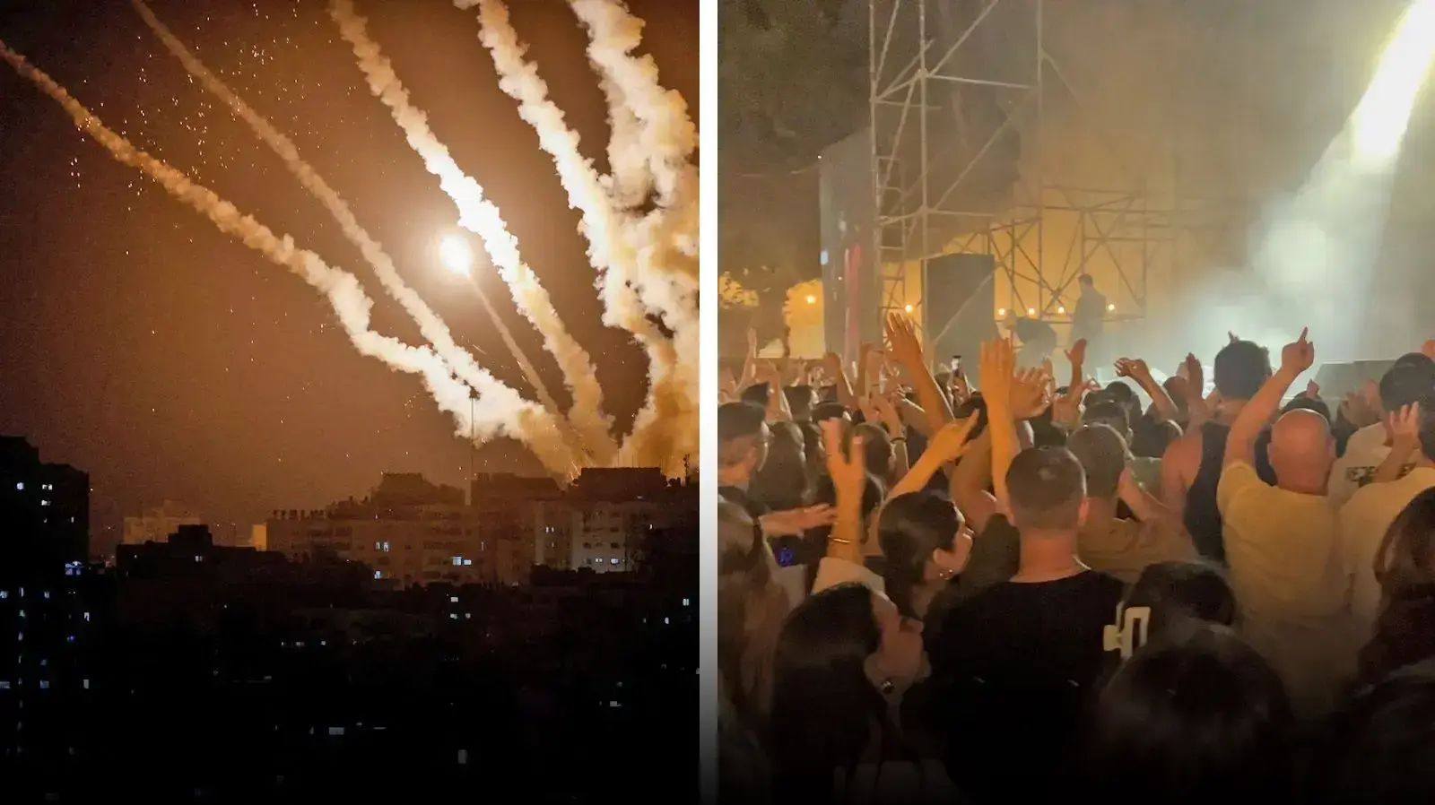 הופעה של סטטיק, שדרות, 4 ביולי 2023
ירי רקטות מעזה לכיוון ישראל הופעה של סטטיק, שדרות, 4 ביולי 2023
ירי רקטות מעזה לכיוון ישראל