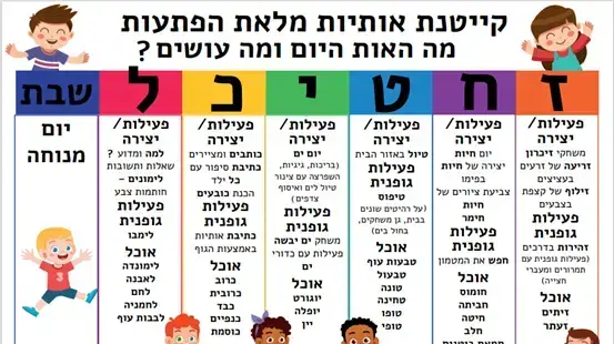 קייטנת אותיות קייטנת אותיות