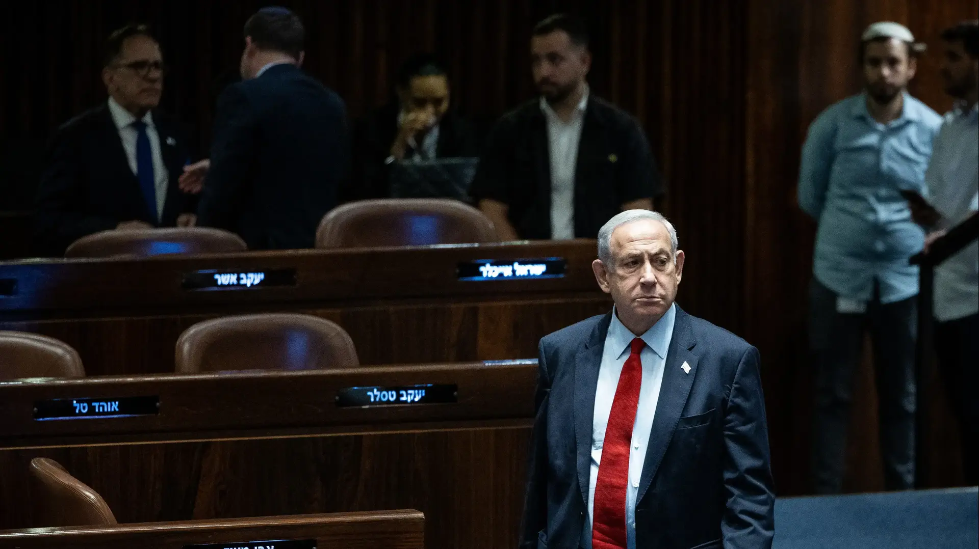 ראש הממשלה בנימין נתניהו בדיון 40 חתימות במליאת הכנסת
26 ביוני 2023 ראש הממשלה בנימין נתניהו בדיון 40 חתימות במליאת הכנסת
26 ביוני 2023