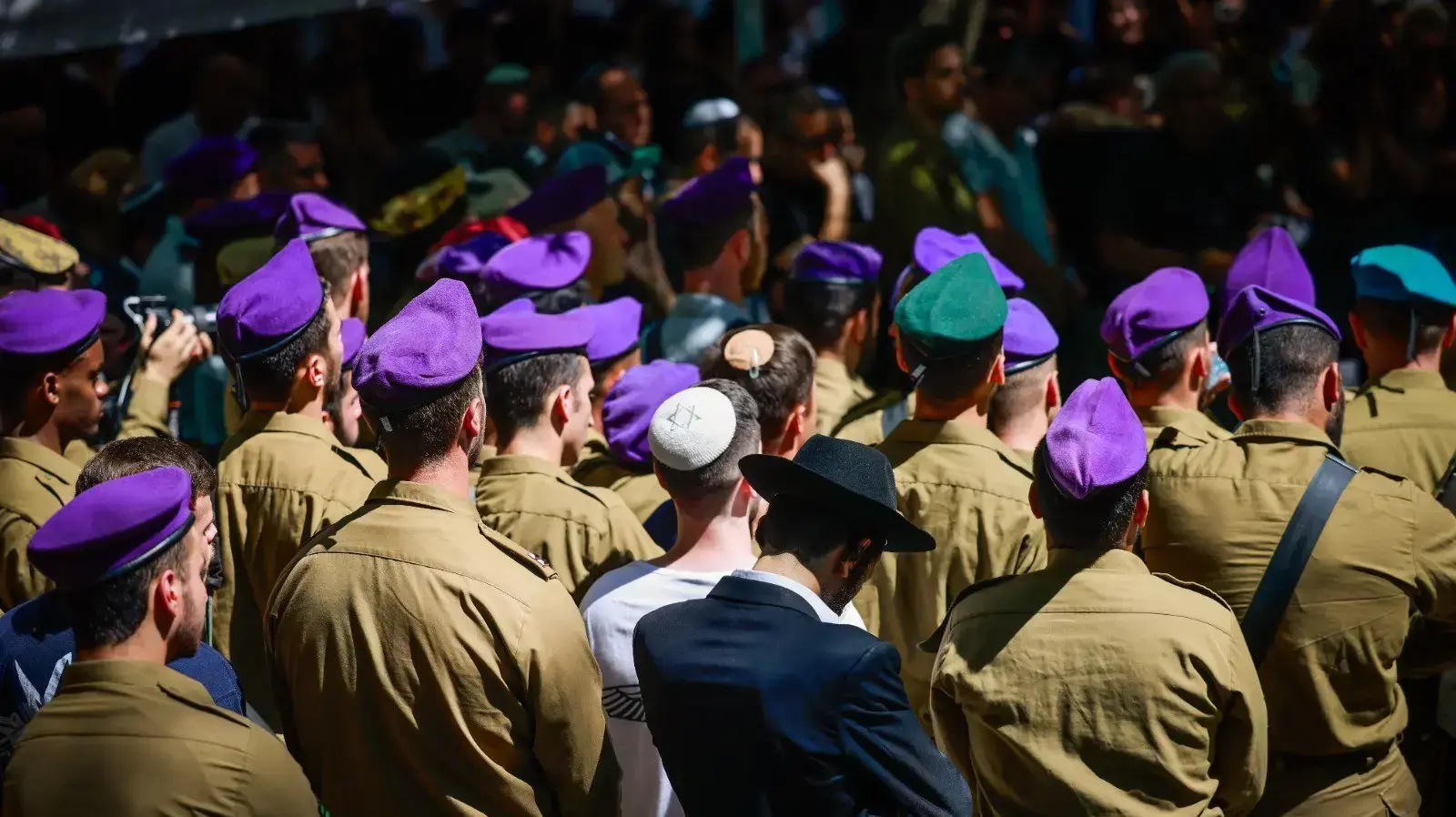 הלוויתו של שילה אמיר בן ה-22 שנהרג בפיגוע בקדומים, 7 ביולי 2023
