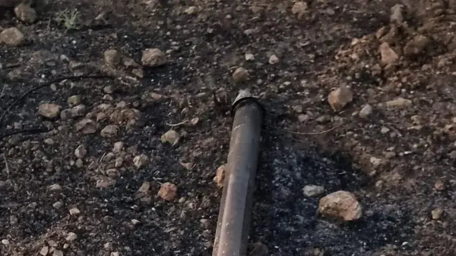 רקטה אותה בישוב רם און שבגלבוע 09 ביולי 2023