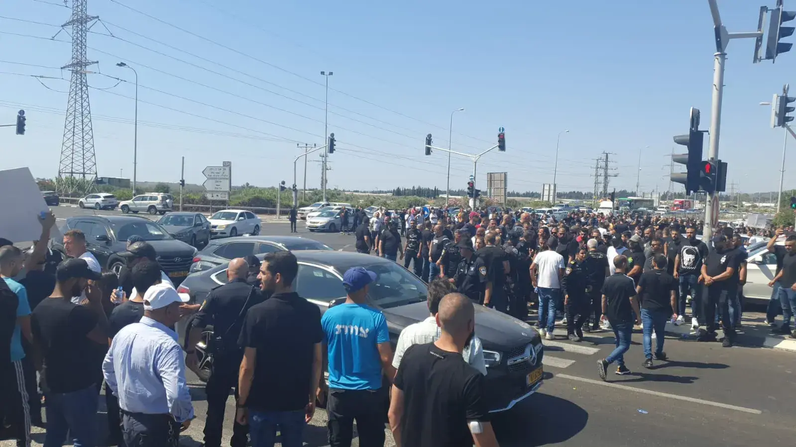 הפגנה בפוריידיס נגד האלימות בחברה הערבית, 14 ביולי 2023