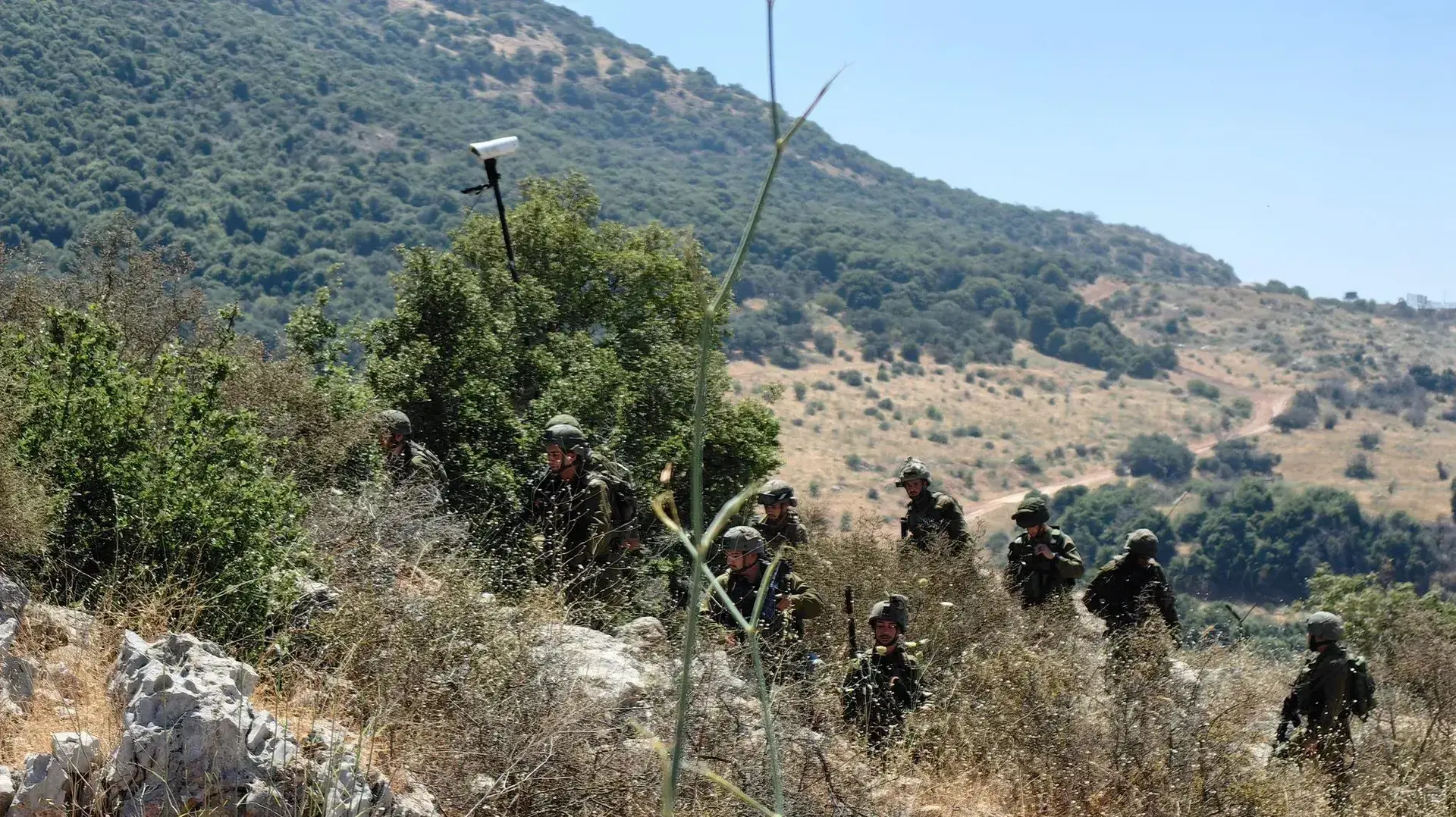 תיעוד מהתקרית בגבול ישראל-לבנון תיעוד מהתקרית בגבול ישראל-לבנון