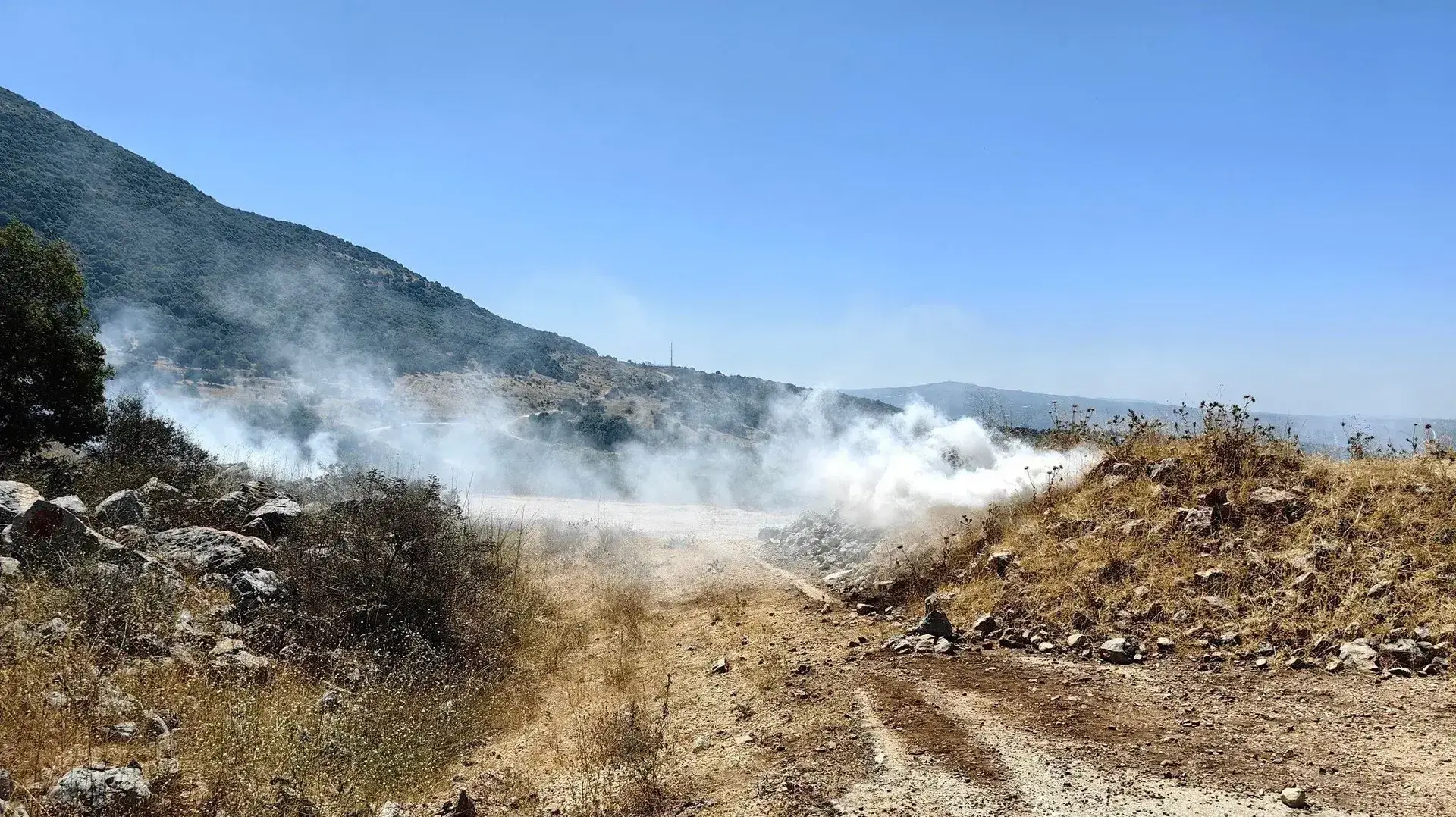 תיעוד מהמהומות בגבול ישראל-לבנון. 15 ביולי 2023 תיעוד מהמהומות בגבול ישראל-לבנון. 15 ביולי 2023