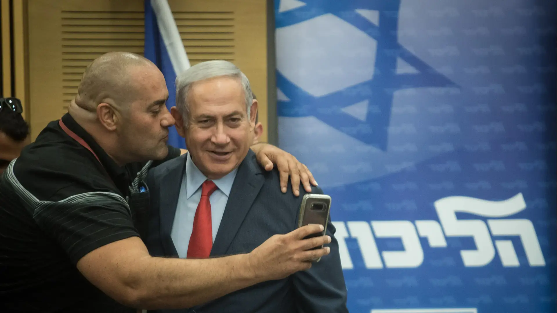 בנימין נתניהו, איציק זרקא, 9 ביולי 2018 בנימין נתניהו, איציק זרקא, 9 ביולי 2018