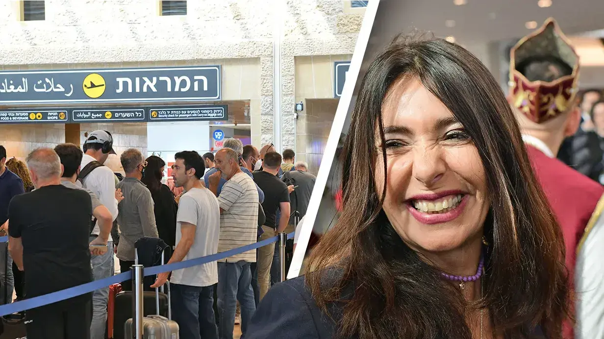 שרת התחבורה מירי רגב, טרמינל נוסעים בנתב"ג