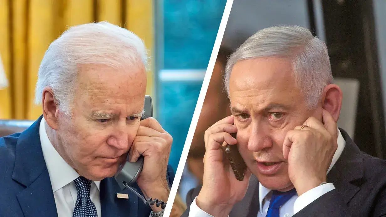 נשיא ארה"ב ג'ו ביידן בטלפון, ראש הממשלה בנימין נתניהו בטלפון נשיא ארה"ב ג'ו ביידן בטלפון, ראש הממשלה בנימין נתניהו בטלפון