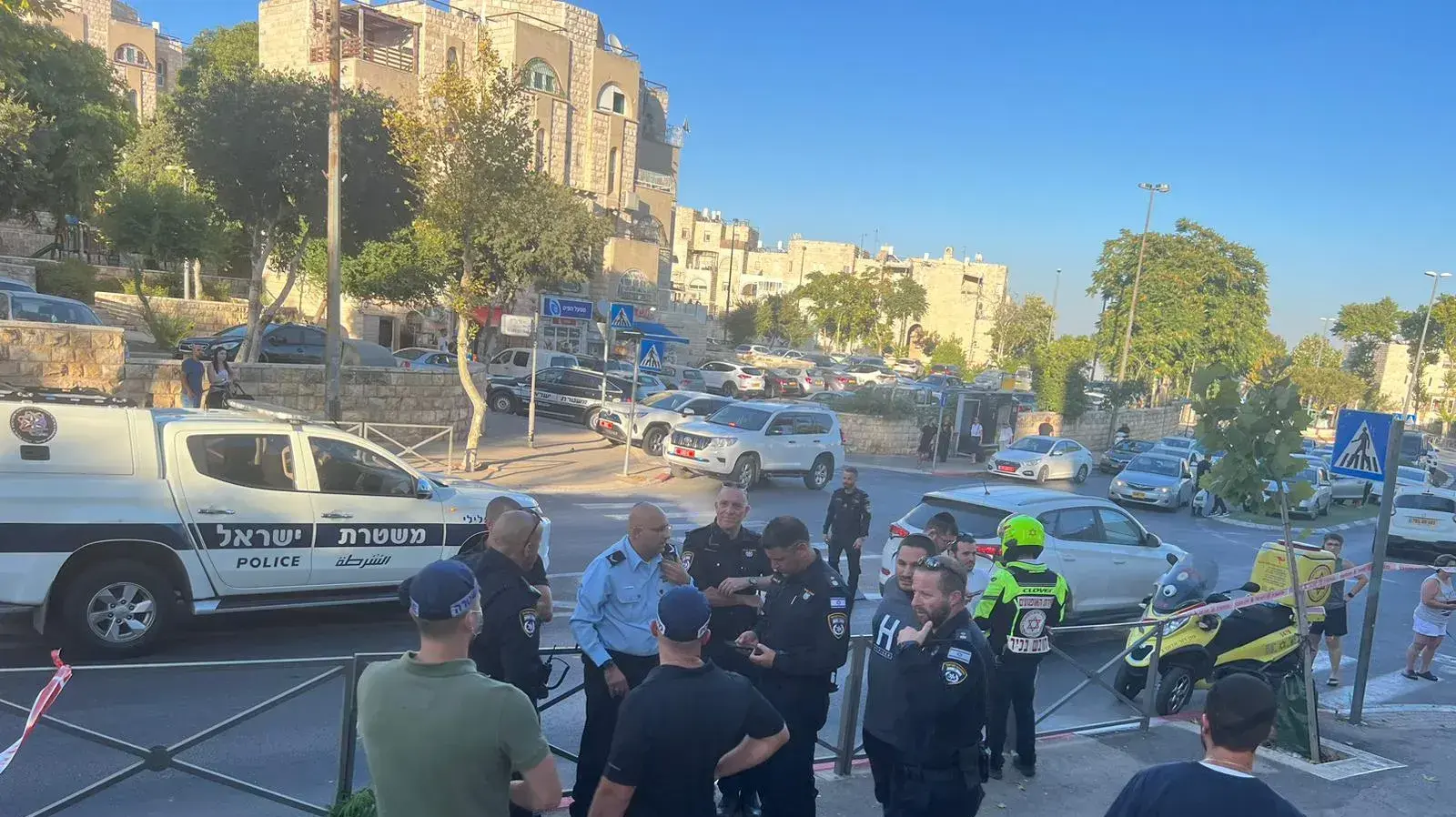 זירת הדקירה בשכונת גילה בירושלים, 20 ביולי 2023 זירת הדקירה בשכונת גילה בירושלים, 20 ביולי 2023