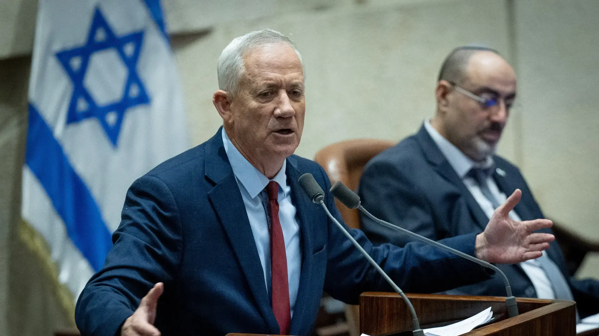 בני גנץ, דיון על צמצום ביטול עילת הסבירות, כנסת, 23 ביולי 2023 בני גנץ, דיון על צמצום ביטול עילת הסבירות, כנסת, 23 ביולי 2023