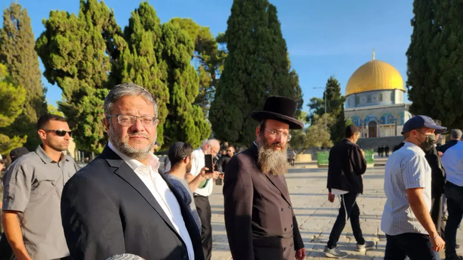 איתמר בן גביר עלה להר הבית לכבוד תשעה באב, 27 ביולי 2023 איתמר בן גביר עלה להר הבית לכבוד תשעה באב, 27 ביולי 2023