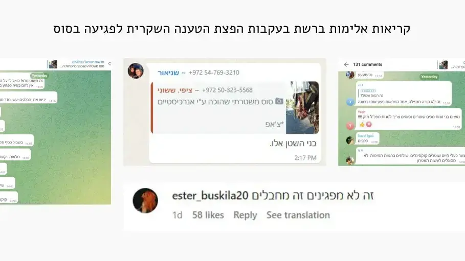 הסתה, גזענות ופייק ניוז ברשת במהלך הפגנות נגד המהפכה המשפטית הסתה, גזענות ופייק ניוז ברשת במהלך הפגנות נגד המהפכה המשפטית
