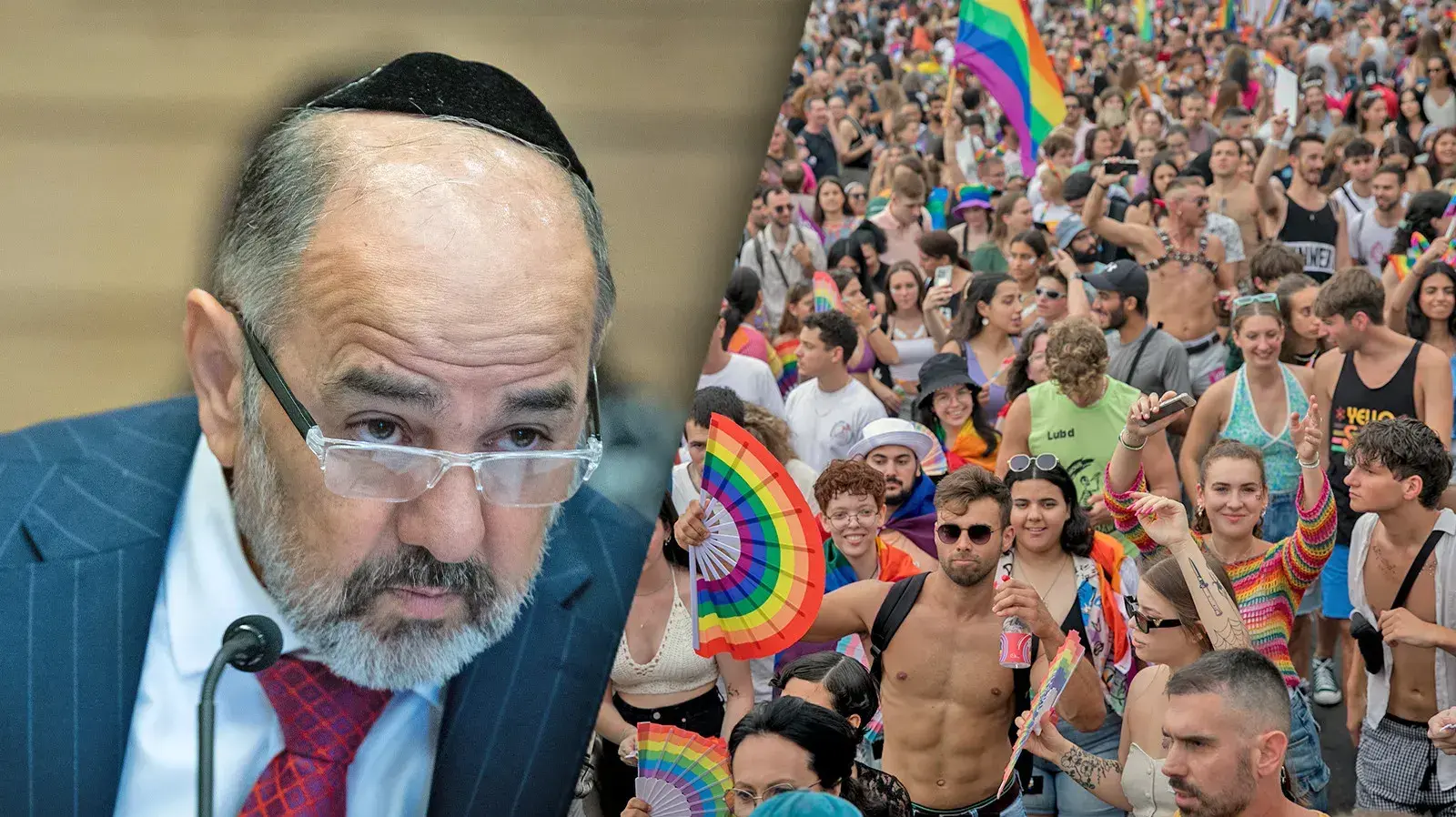 מצעד גאווה, שר הרווחה יעקב מרגי מצעד גאווה, שר הרווחה יעקב מרגי