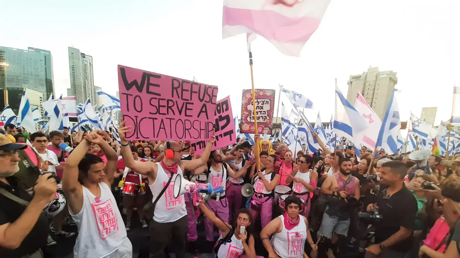 הפגנה נגד המהפכה המשפטית, סבידור מרכז 29 ביולי 2023 הפגנה נגד המהפכה המשפטית, סבידור מרכז 29 ביולי 2023