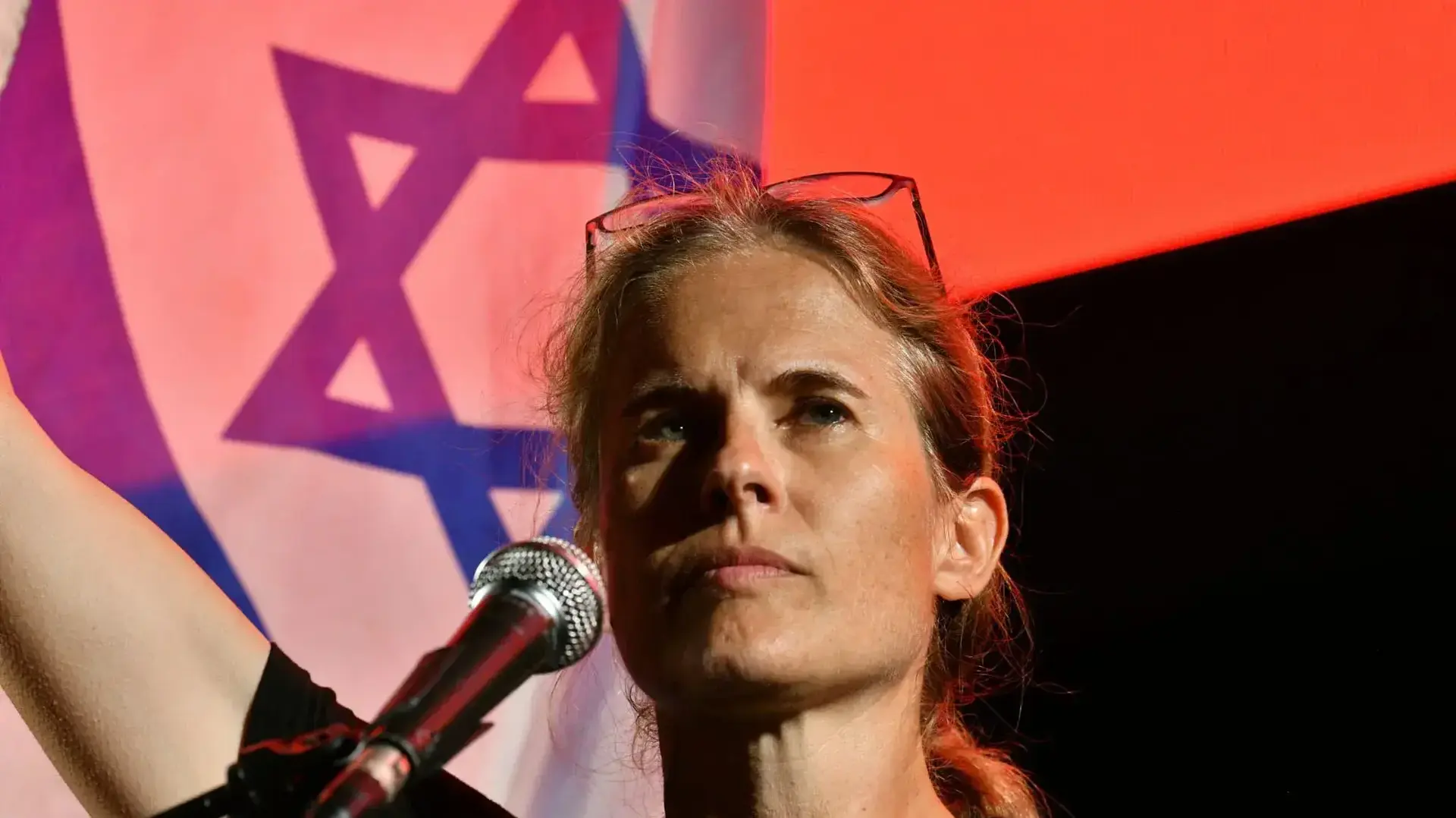 שקמה ברסלר, הפגנה נגד המהפכה המשפטית, צומת קפלן, 29ביולי 2023 שקמה ברסלר, הפגנה נגד המהפכה המשפטית, צומת קפלן, 29ביולי 2023