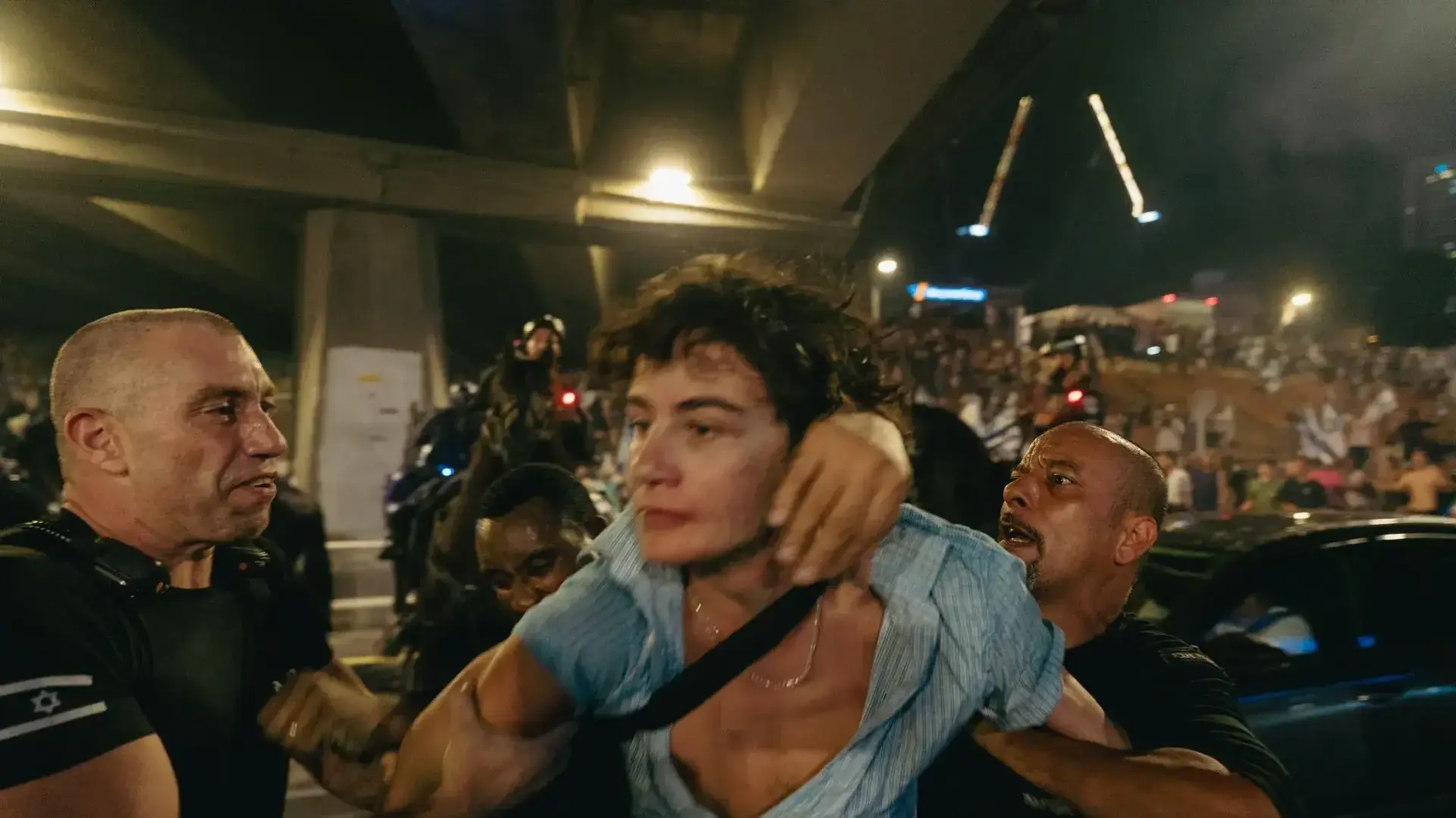 אמיתי ברילאנט ולשמאלו מפקד יס"מ תל אביב יאיר חנונה