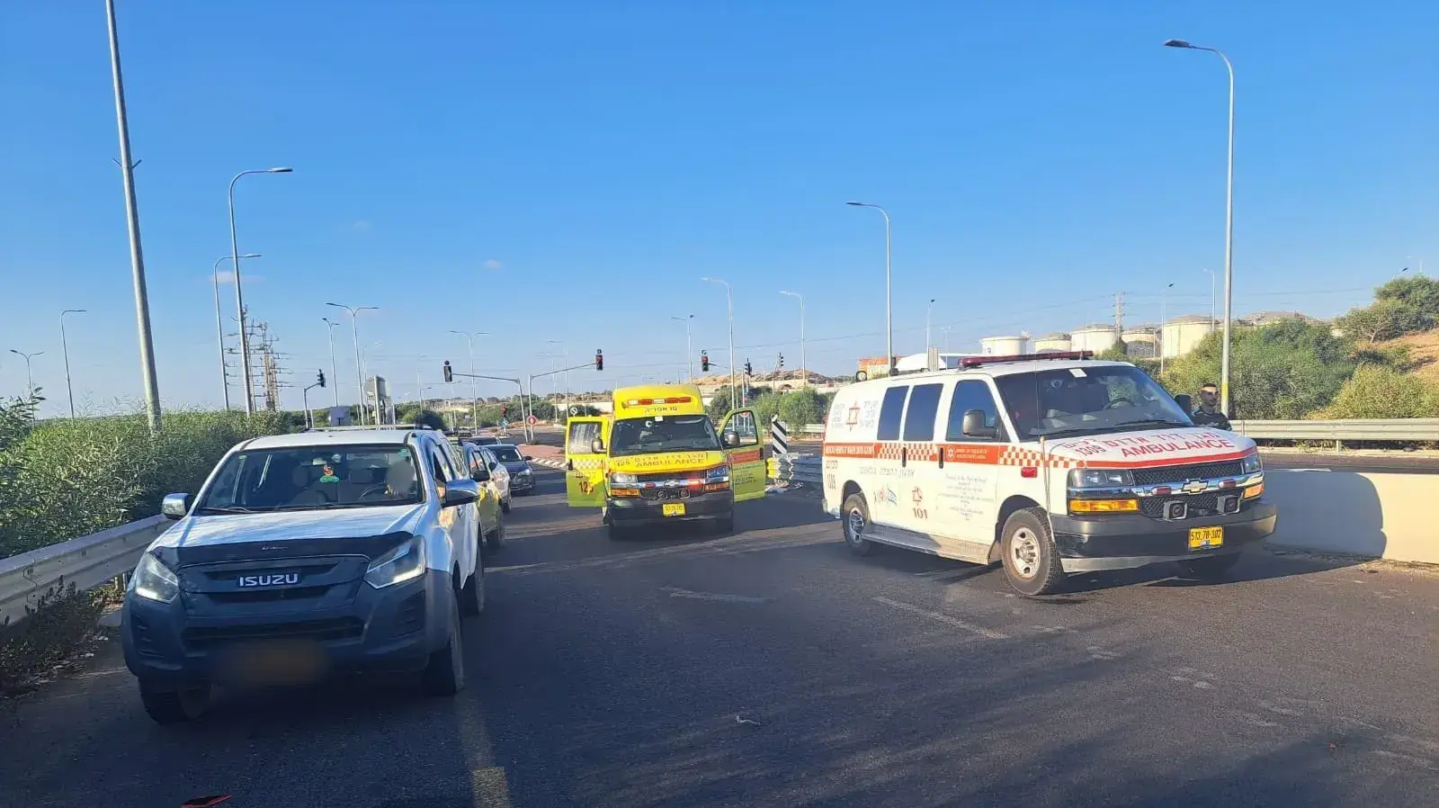 תאונה בין שני אופנועים באשדוד, 4 באוגוסט 2023 תאונה בין שני אופנועים באשדוד, 4 באוגוסט 2023