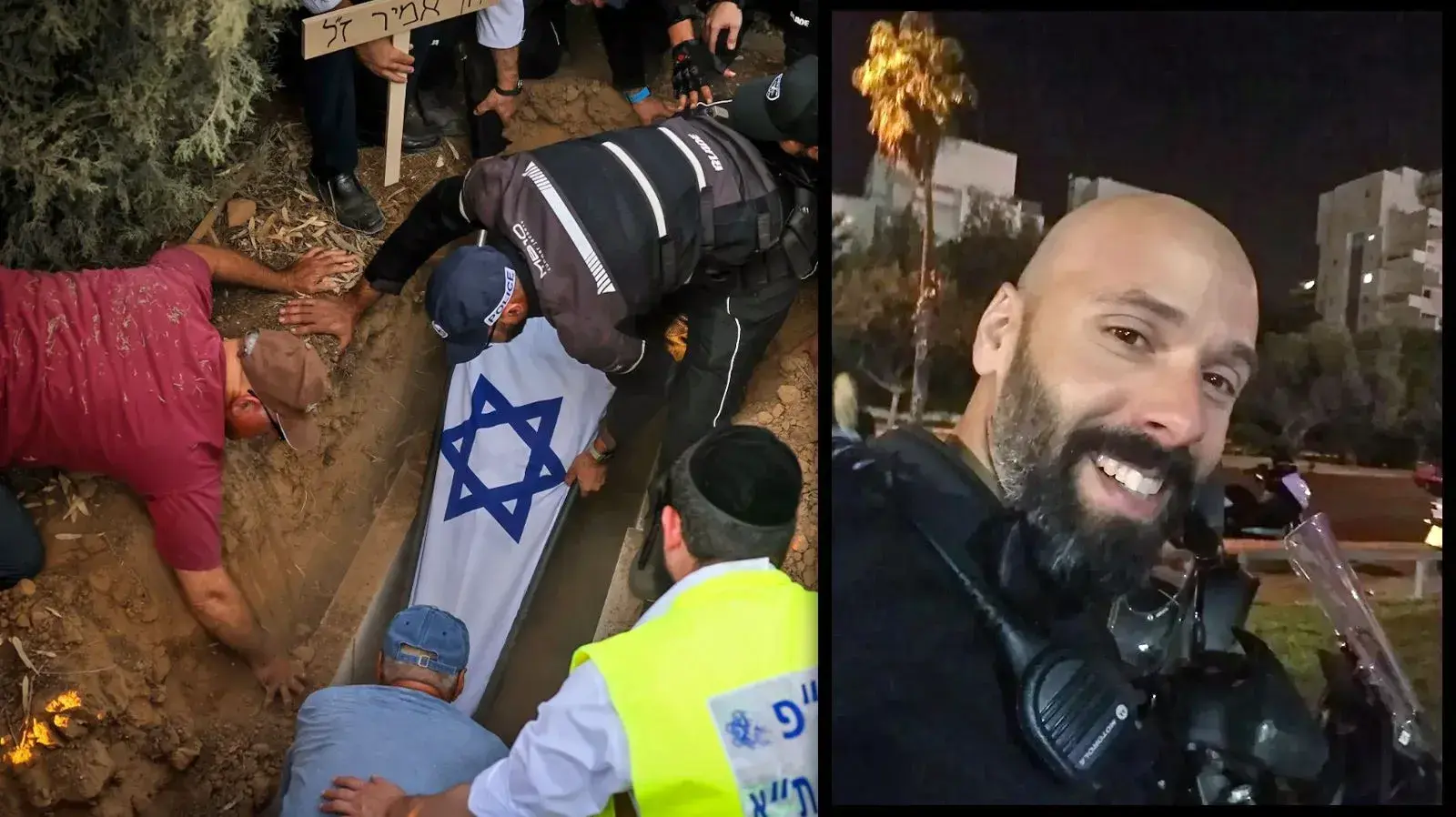 הלווית הנרצח בפיגוע, חן אמיר, סייר מיחידת האופנועים של אגף סלע בשיטור העירוני, קיבוץ רעים, 6 באוגוסט 2023 הלווית הנרצח בפיגוע, חן אמיר, סייר מיחידת האופנועים של אגף סלע בשיטור העירוני, קיבוץ רעים, 6 באוגוסט 2023