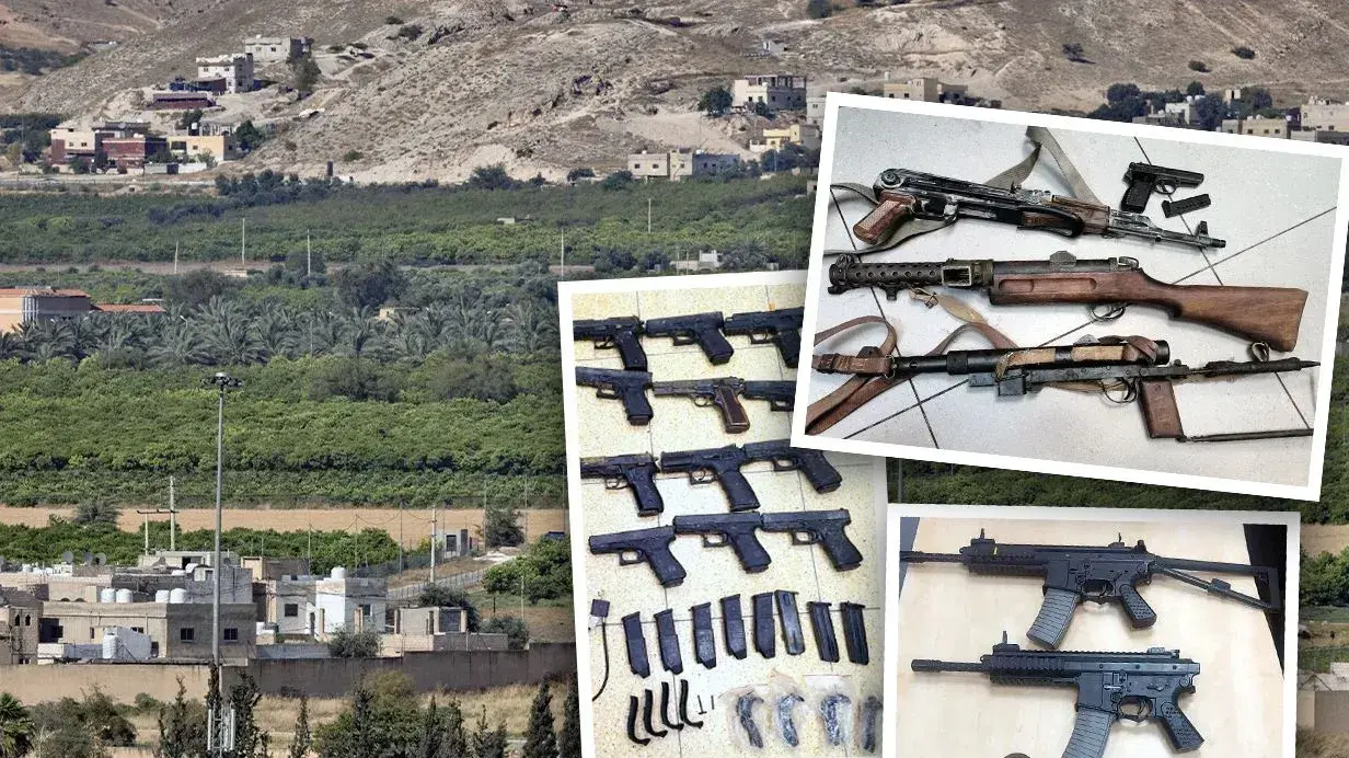 תפיסת כלי נשק באיו"ש על רקע פלילי - לראשית