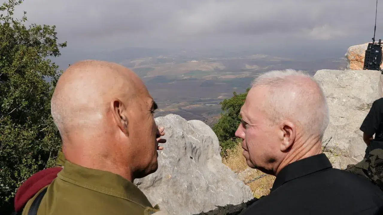 שר הביטחון גלנט בהר דב, סמוך לגבול לבנון 08 באוגוסט 2023 שר הביטחון גלנט בהר דב, סמוך לגבול לבנון 08 באוגוסט 2023