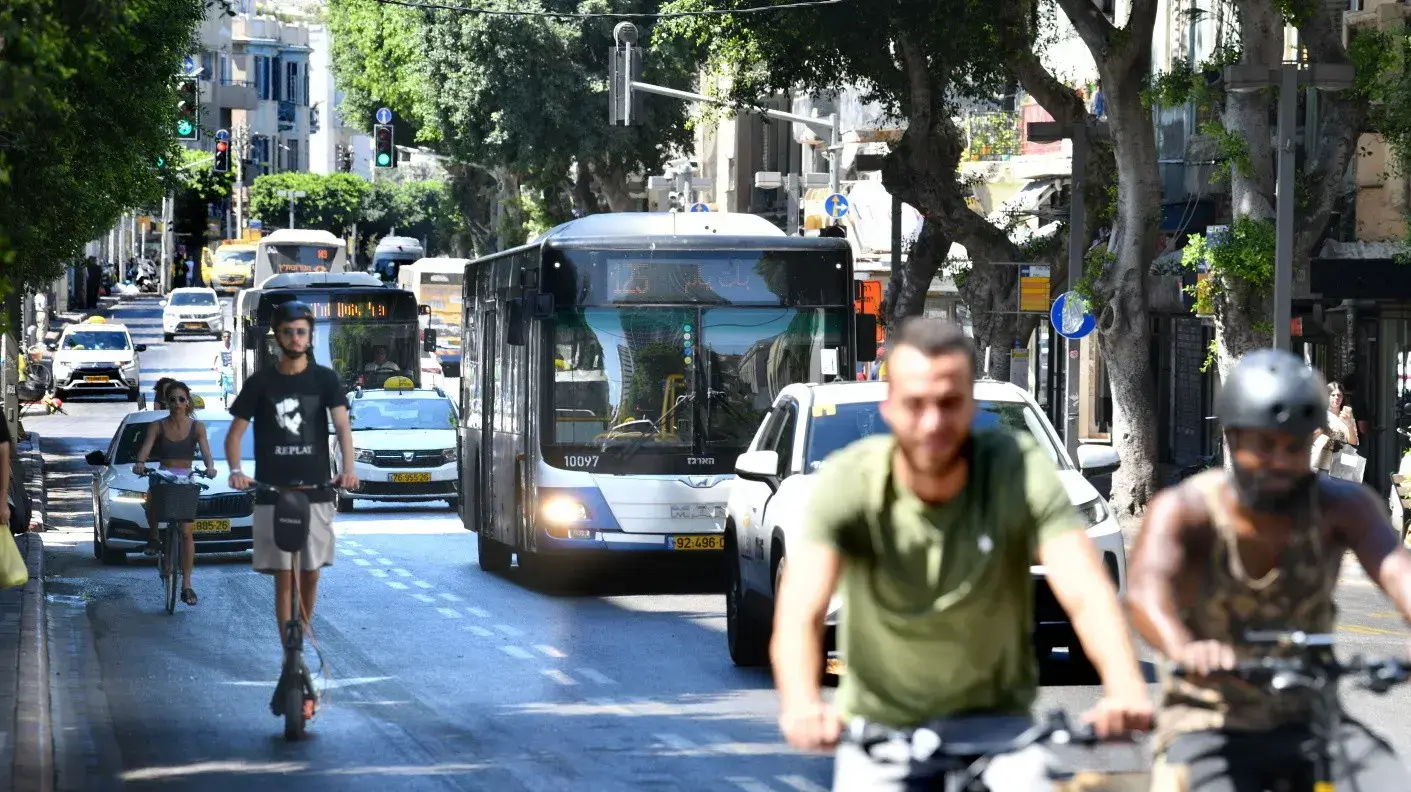 רחוב אלנבי יום לפני שהוא עתיד להיחסם לארבע וחצי שנים 10 באוגוסט 2023