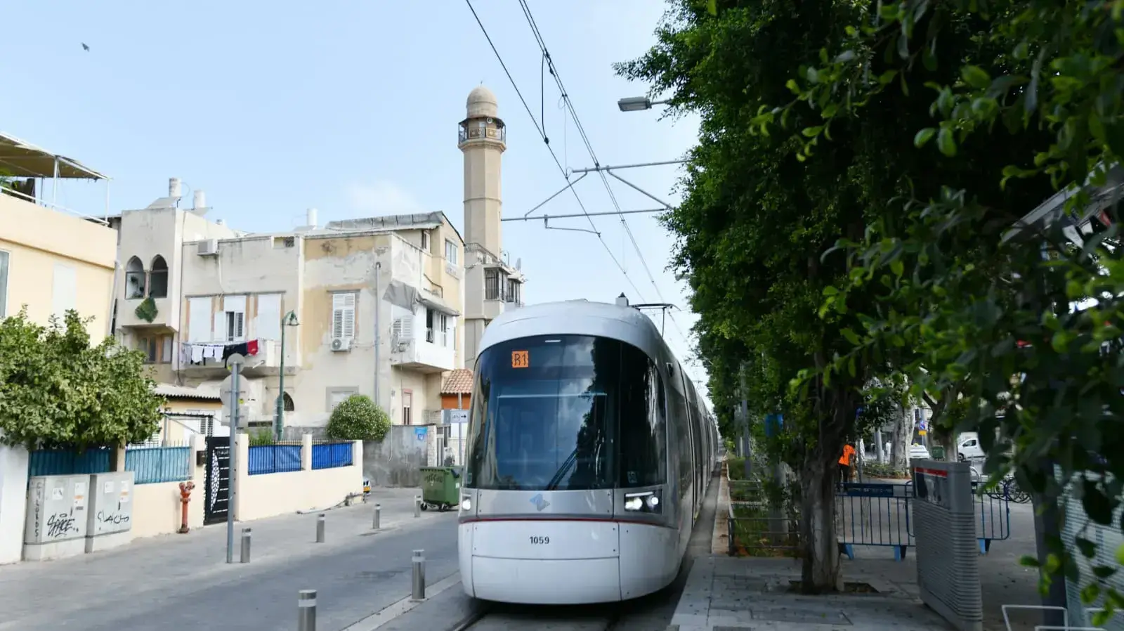 תחנת הרכבת הקלה ארליך, ת"א יפו, 16 באוגוסט 2023