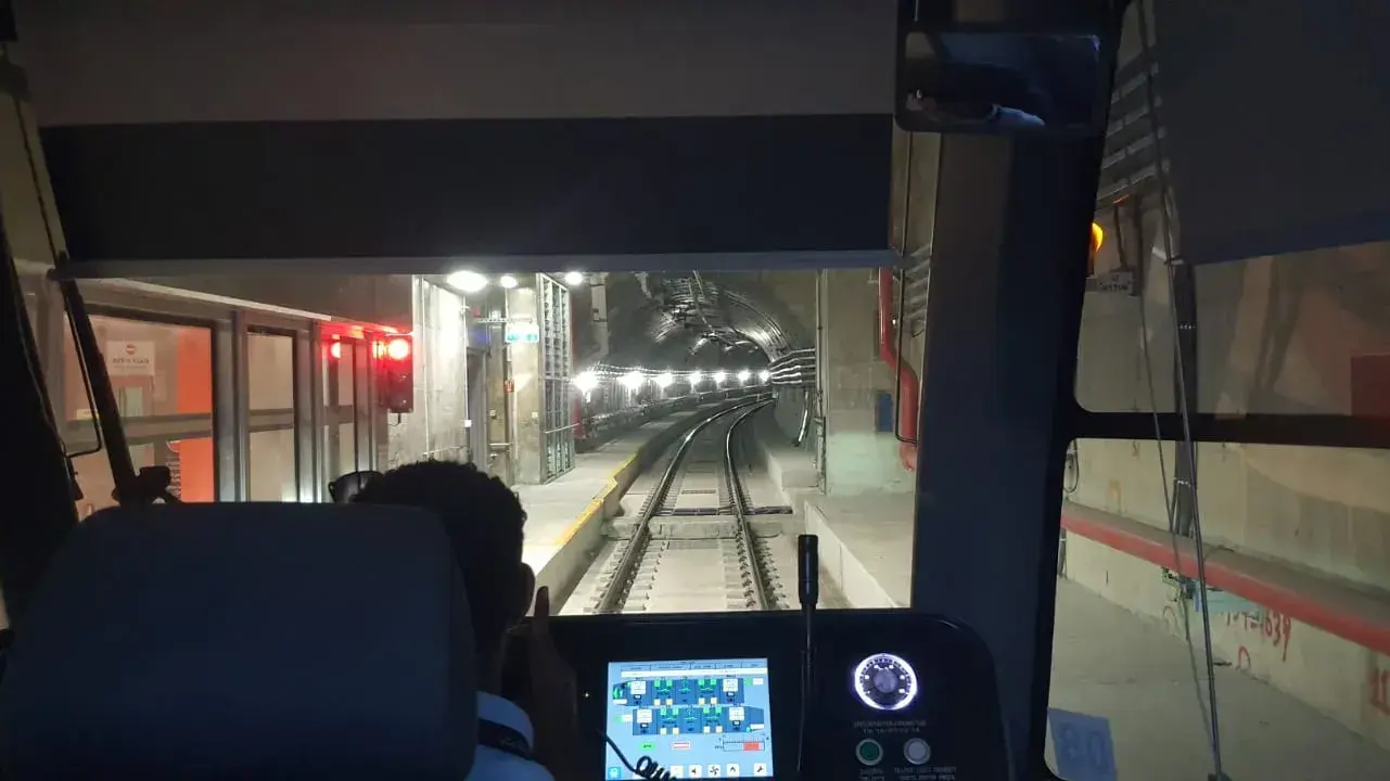 נסיעה ראשונה של הרכבת הקלה, תחנת ארליך, ת"א יפו, 16 באוגוסט 2023 נסיעה ראשונה של הרכבת הקלה, תחנת ארליך, ת"א יפו, 16 באוגוסט 2023
