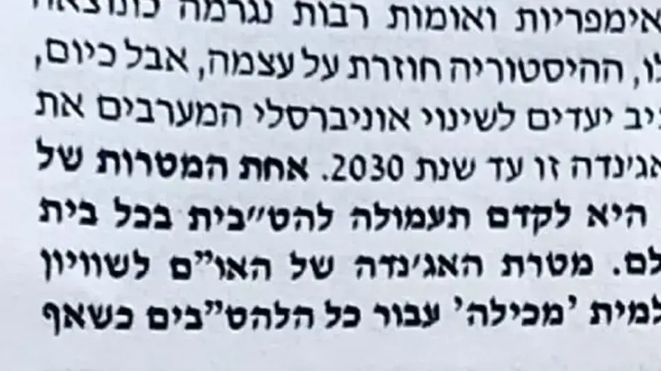 חוברת שחולקה בחיפה המפרטת את "שיקולי הציבור הדתי לגבי אג'נדת הלהט"ב" חוברת שחולקה בחיפה המפרטת את "שיקולי הציבור הדתי לגבי אג'נדת הלהט"ב"