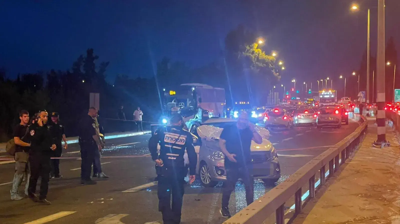 אירוע ירי בכביש 65 סמוך לגן שמואל. 16 באוגוסט 2023 אירוע ירי בכביש 65 סמוך לגן שמואל. 16 באוגוסט 2023