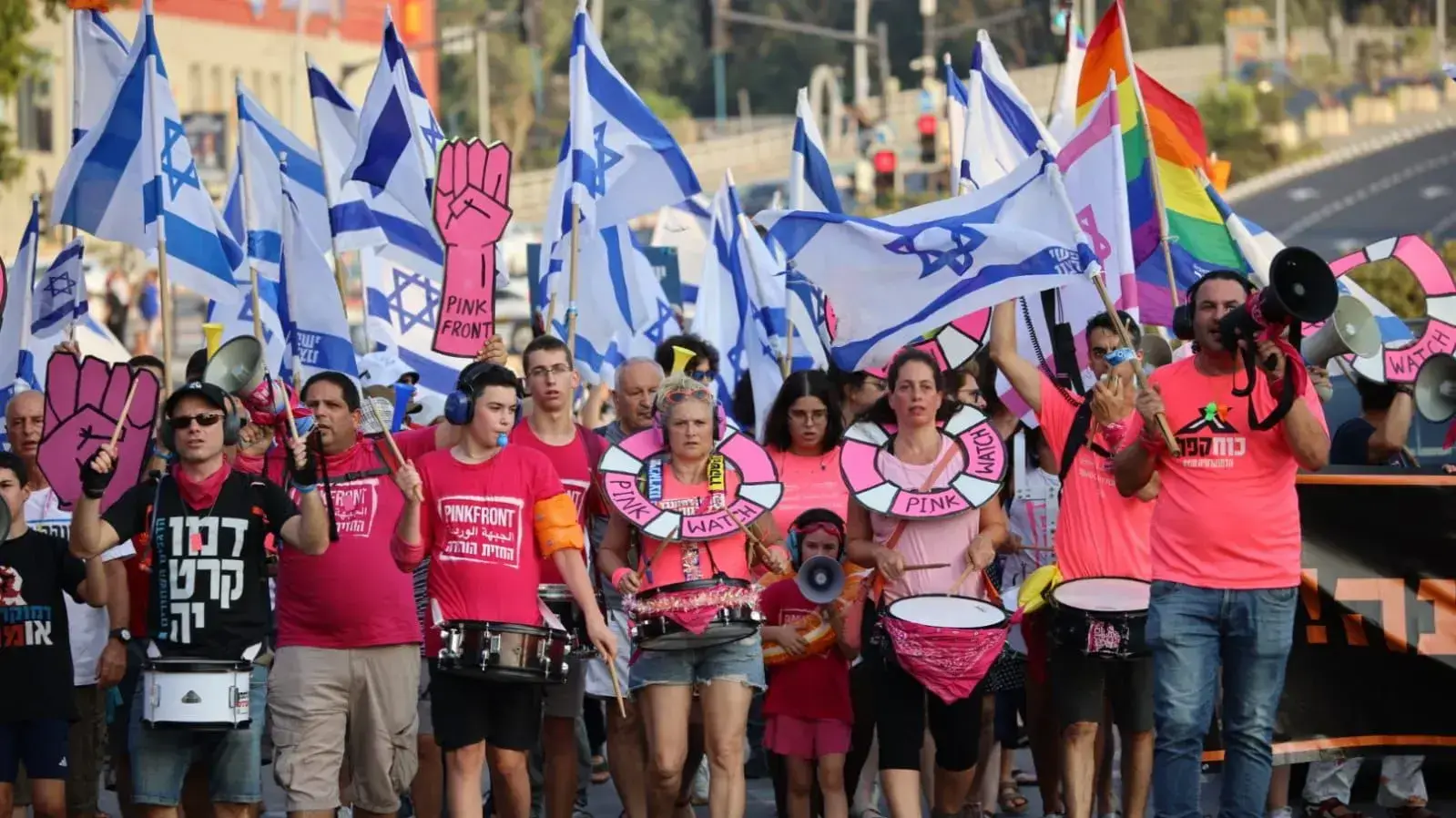 הפגנה נגד המהפכה המשפטית ברחובות, 19 באוגוסט 2023 הפגנה נגד המהפכה המשפטית ברחובות, 19 באוגוסט 2023
