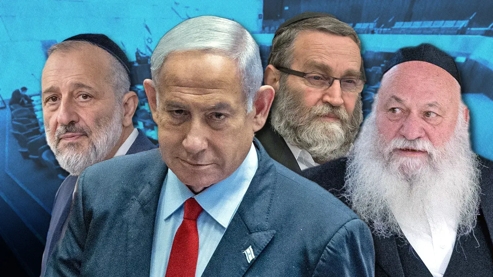 יצחק גולדקנופף, משה גפני, רה"מ בנימין נתניהו, אריה דרעי | מליאת הכנסת