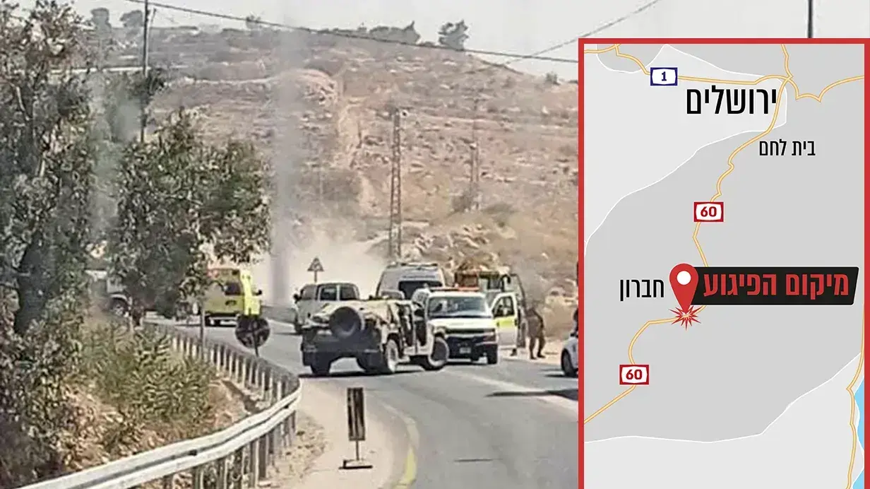 מפת הפיגוע ירי בכיש 60 , 21 באוגוסט 2023 מפת הפיגוע ירי בכיש 60 , 21 באוגוסט 2023