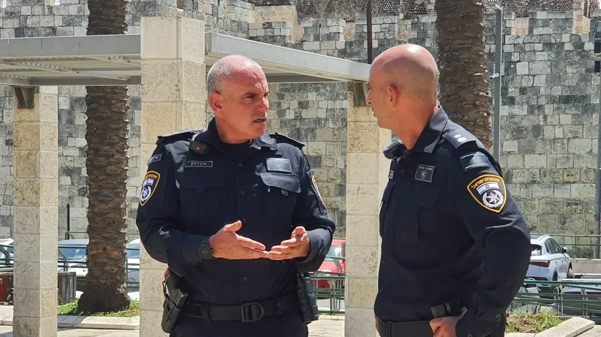 סנ"צ דביר תמים מפקד תחנת שלם במחוז ירושלים, סנ"צ ערן דילון מפקד תחנת שפט במחוז ירושלים, 22 באוגוסט 2023 סנ"צ דביר תמים מפקד תחנת שלם במחוז ירושלים, סנ"צ ערן דילון מפקד תחנת שפט במחוז ירושלים, 22 באוגוסט 2023