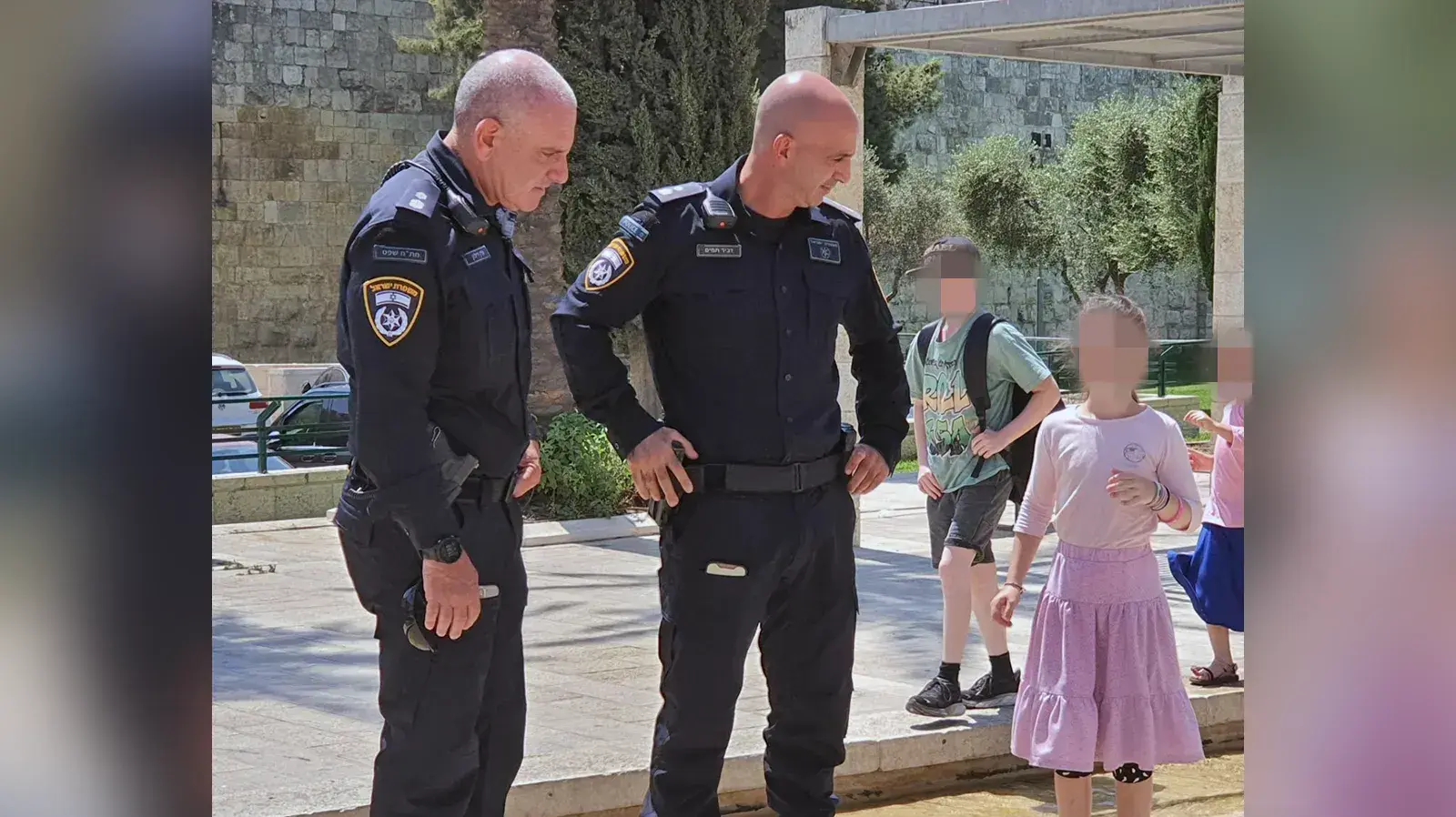 סנ"צ דביר תמים מפקד תחנת שלם במחוז ירושלים, סנ"צ ערן דילון מפקד תחנת שפט במחוז ירושלים, 22 באוגוסט 2023 סנ"צ דביר תמים מפקד תחנת שלם במחוז ירושלים, סנ"צ ערן דילון מפקד תחנת שפט במחוז ירושלים, 22 באוגוסט 2023