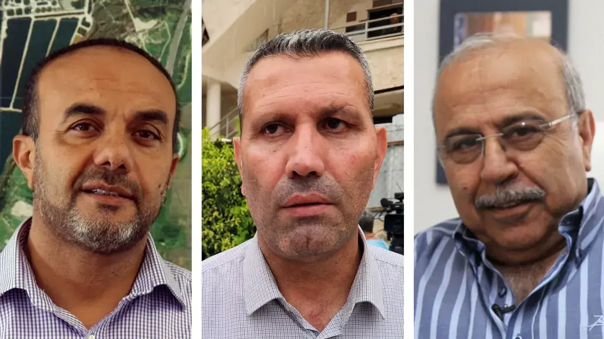 רפיק חלבי, מאהר חליליה, מוראד עמאש