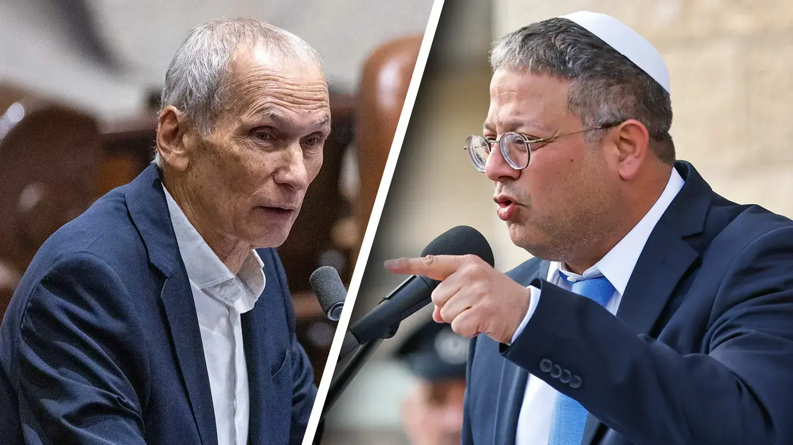 השר לביטחון לאומי איתמר בן גביר, עומר בר לב השר לביטחון לאומי איתמר בן גביר, עומר בר לב