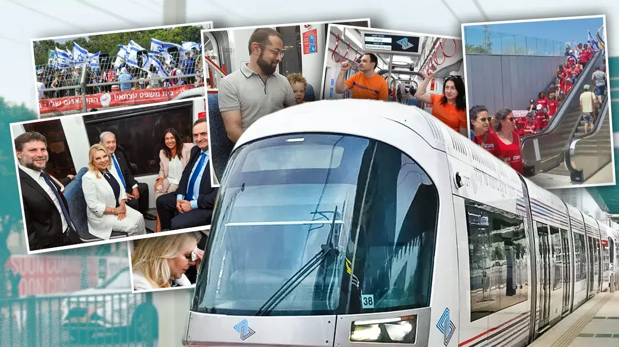 שבוע להפעלת הרכבת הקלה בתל אביב