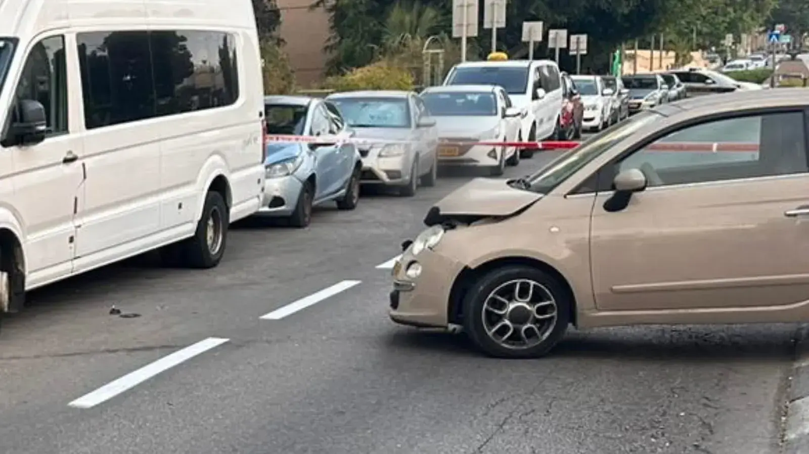 הרכב שפגע בהולכת הרגל בטירת הכרמל. 25 באוגוסט 2023 הרכב שפגע בהולכת הרגל בטירת הכרמל. 25 באוגוסט 2023