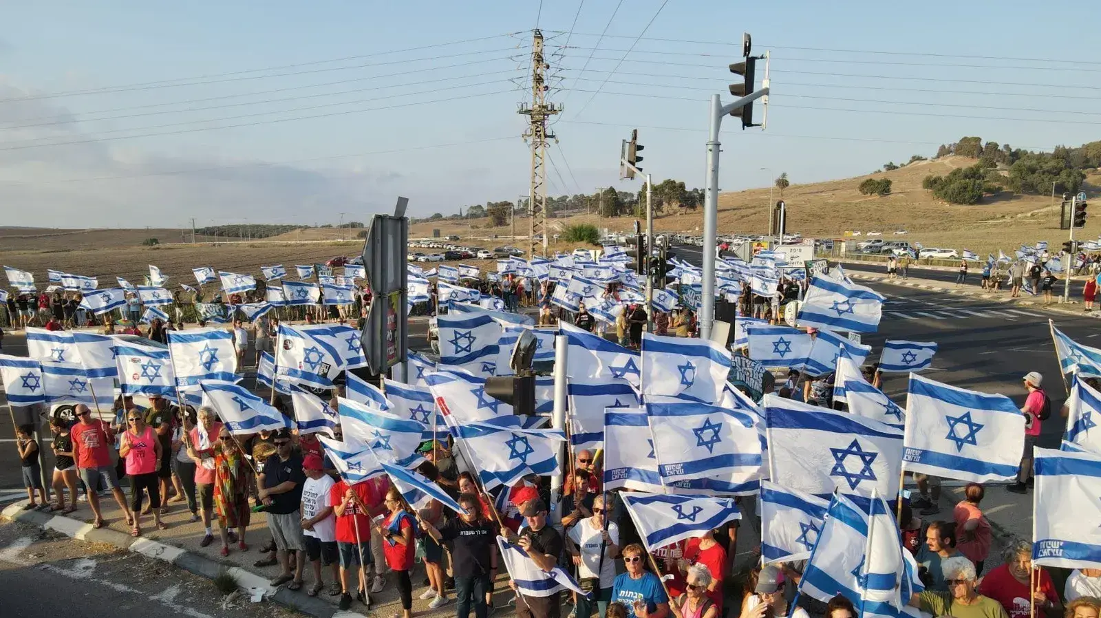 הפגנה בצומת נהלל, 26 באוגוסט 2023 הפגנה בצומת נהלל, 26 באוגוסט 2023