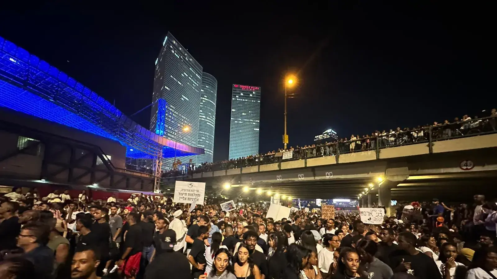 מחאת "צדק לרפאל", איילון חסום, תל אביב. 30 באוגוסט 2023