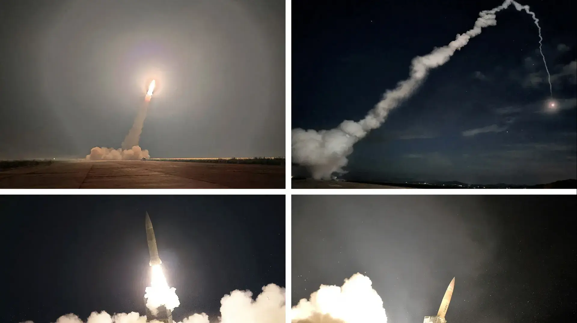 טילים צפון קוריאנים משוגרים ממקום לא ידוע בצפון קוריאה. 31 באוגוסט 2023 טילים צפון קוריאנים משוגרים ממקום לא ידוע בצפון קוריאה. 31 באוגוסט 2023