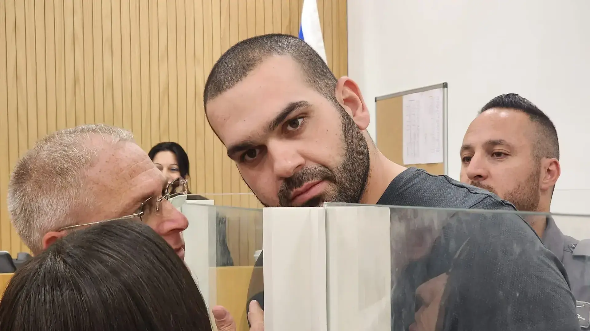 עבאש פחורי בבית משפט השלום, טבריה. 31 באוגוסט 2023 עבאש פחורי בבית משפט השלום, טבריה. 31 באוגוסט 2023