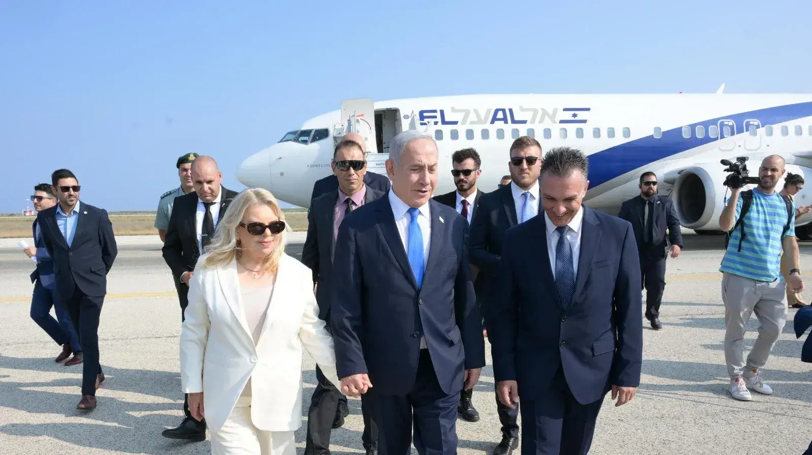 נתניהו בקפריסין נתניהו בקפריסין