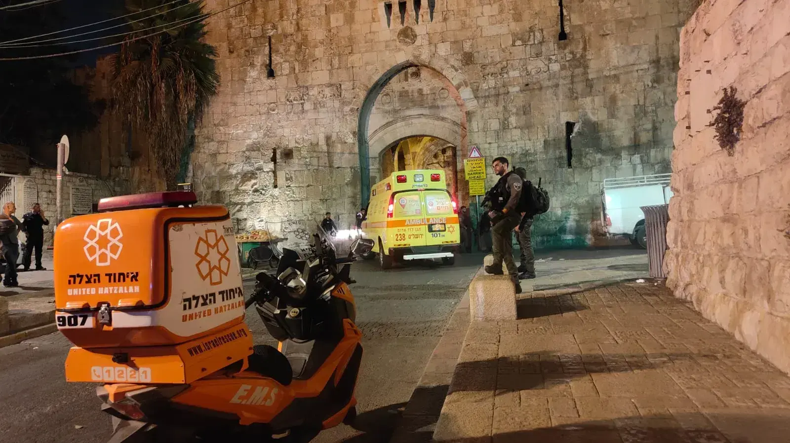 ניסיון דקירה בשער האריות בירושלים. 4 בספטמבר 2023 ניסיון דקירה בשער האריות בירושלים. 4 בספטמבר 2023