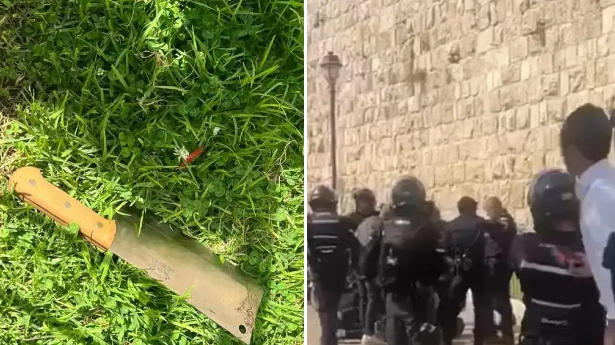 חשד לפיגוע דקירה בשער יפו, ירושלים. 6 בספטמבר 2023