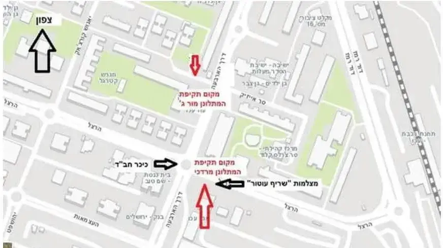 האזור שבו בוצע הלינץ' האכזרי בעכו האזור שבו בוצע הלינץ' האכזרי בעכו