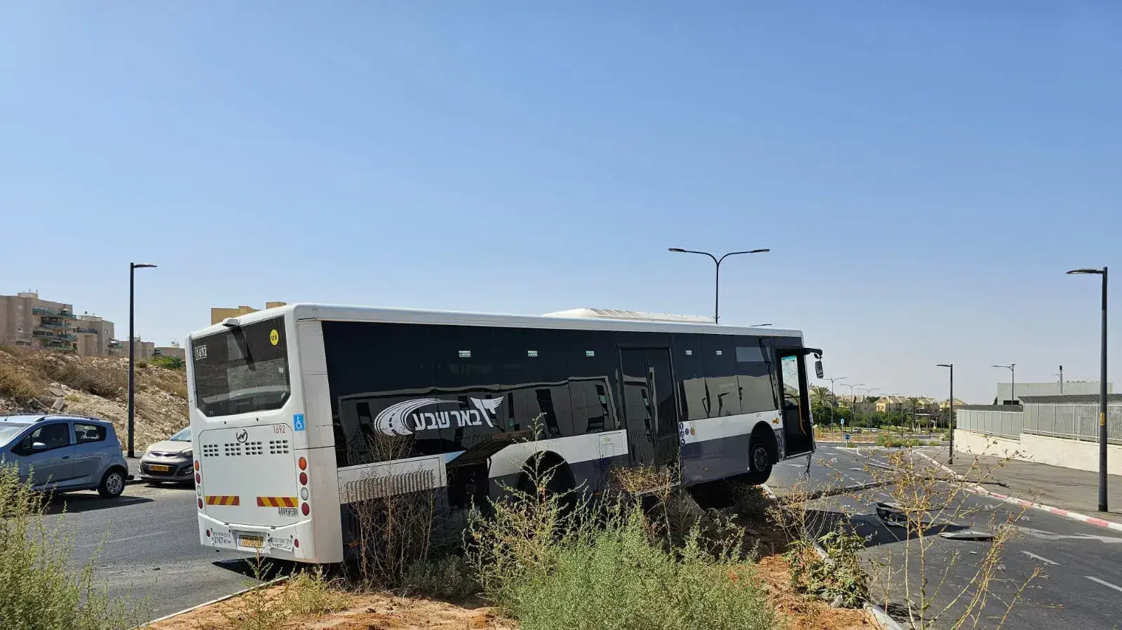 נהג נהרג מאוטובוס שהידרדר עליו בבאר שבע, 8 בספטמבר 2023 נהג נהרג מאוטובוס שהידרדר עליו בבאר שבע, 8 בספטמבר 2023